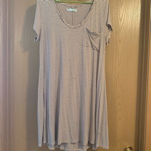 Striped T-shirt Dress
